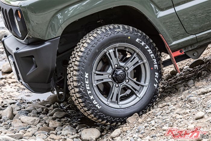 ジムニー専用のホイールKIRCHEIS Xとのセットでも安い!