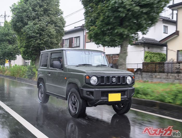 悪天候の中でも排水性の高さを実感!