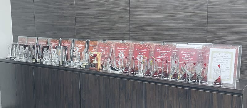 オートウェイの輝かしい受賞歴はこちらへ